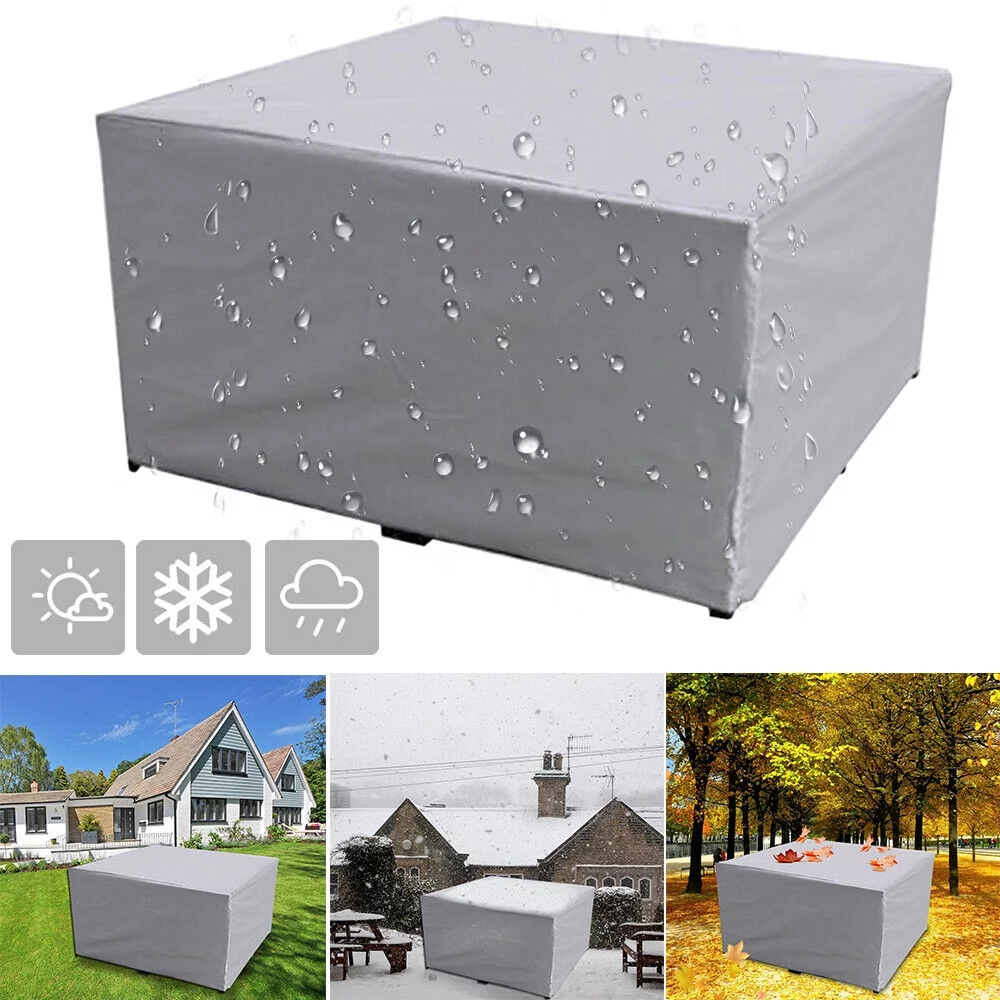 Outdoor Patio Furniture Set Cover Table Chair Rain Cover Waterproof UV Resistant