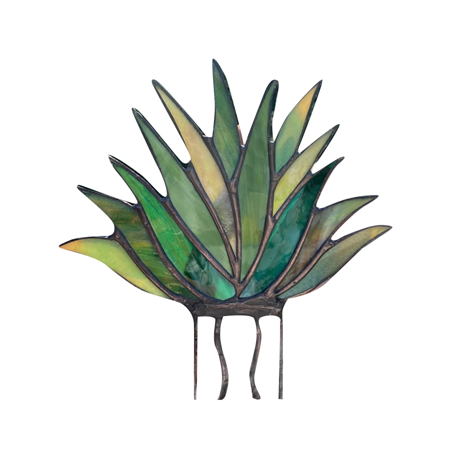 MtsDJSKF Soy Candles for Home Scentedature Stained Acrylic Lovely Agaves Aloe Potted in Ceramic Stained Agaves Aloe Potted in Terra Cotta Planter Pot *6Pcs