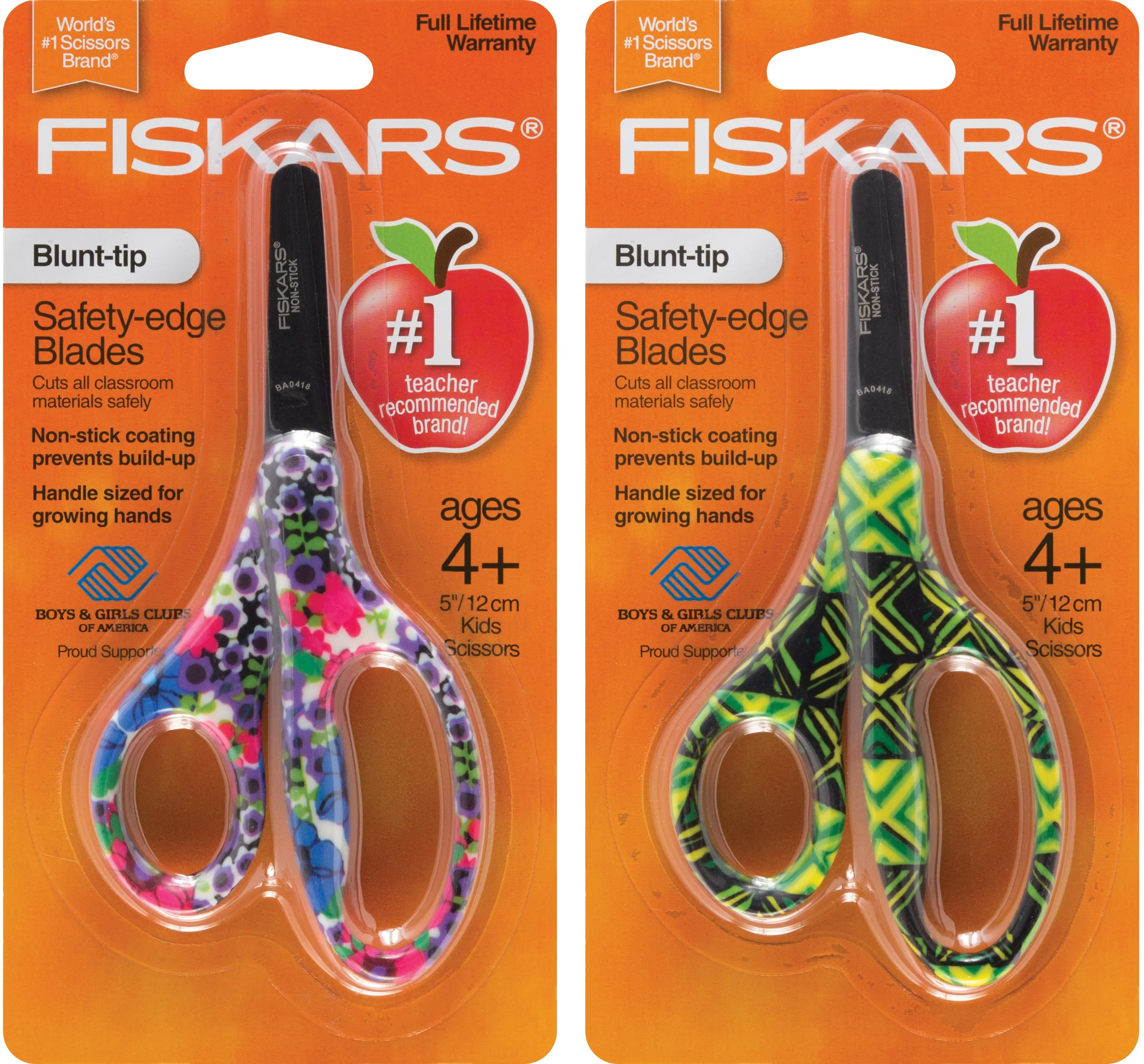 Fiskars Kids' Decorated Non-Stick Blunt Tip Scissors 5