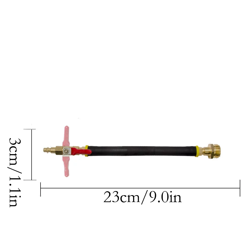 Air Compressor Quick-Connect Plug Water Blow Out Fitting Adapter For Winterize