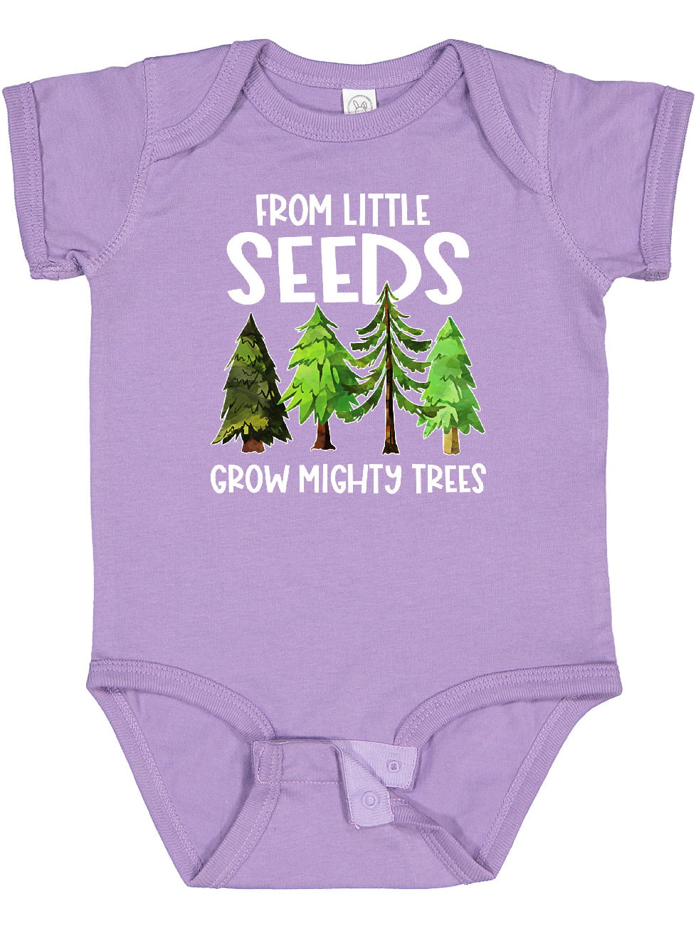 Inktastic From Little Seeds Grow Mighty Trees Boys or Girls Baby Bodysuit