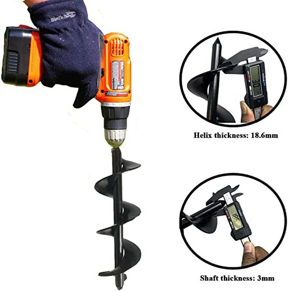 Auger 12Inch One Pack, Garden Plant Flower Bulb Auger For Planting Bulb Seedlings