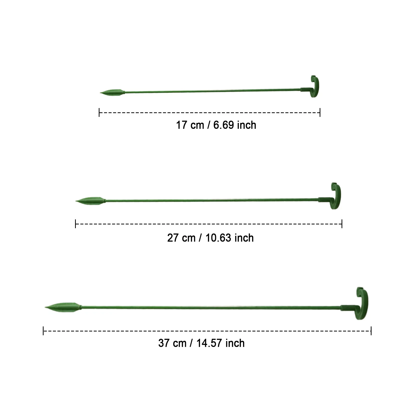 QNFEPKG Single Stem Support Post Fixed Anti Lodging Special Bracket Home Gardening Potted Flower Shape Support Rod