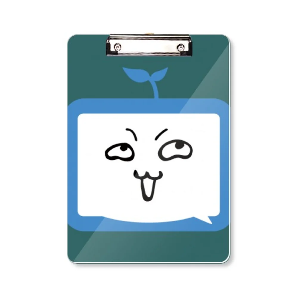 Saplings Insidious Small TV Happy Original Clipboard Folder Writing Pad Backing Plate A4