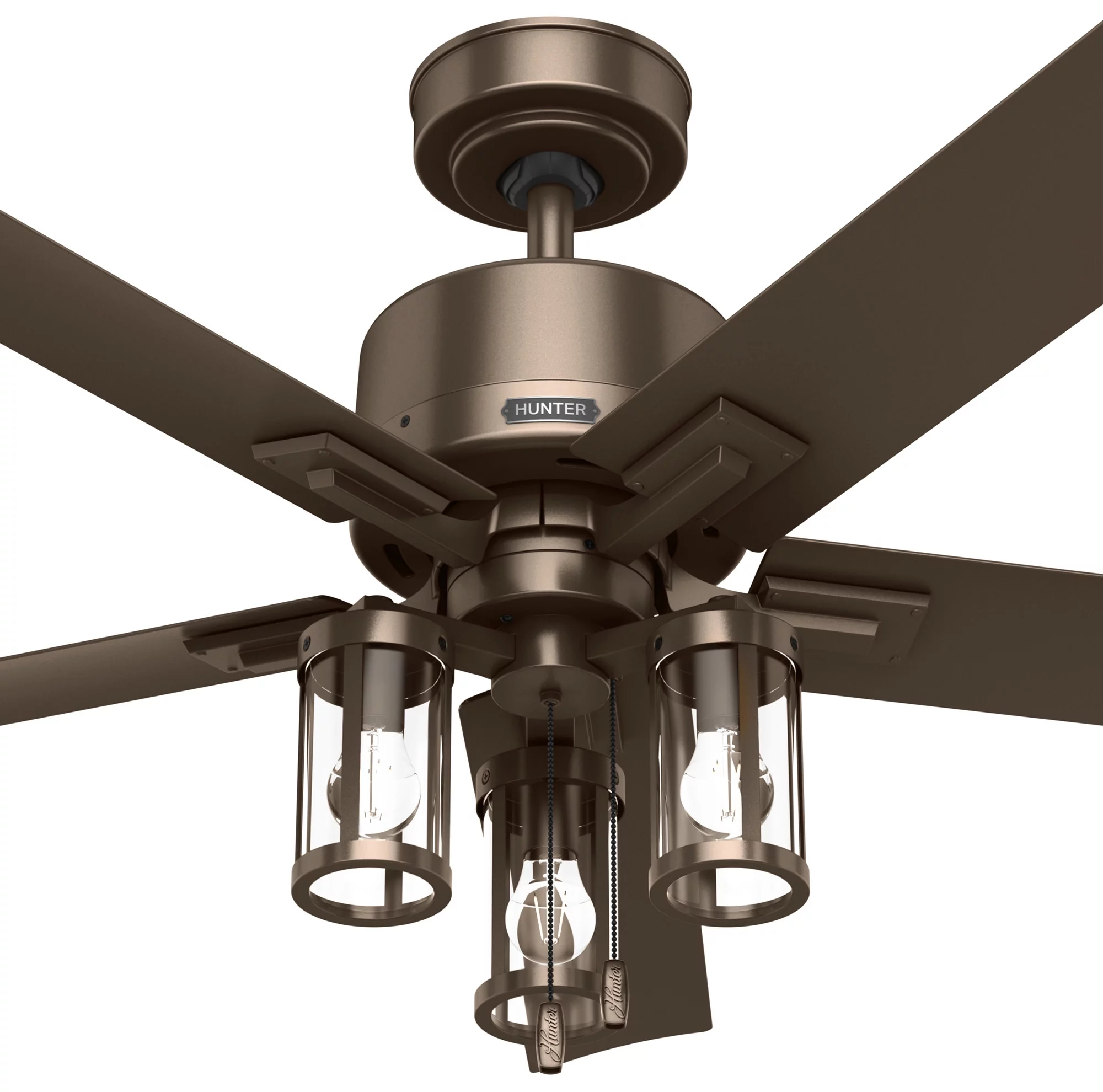 Hunter Fans - Lawndale - 5 Blade Ceiling Fan with Light Kit and Pull Chain In