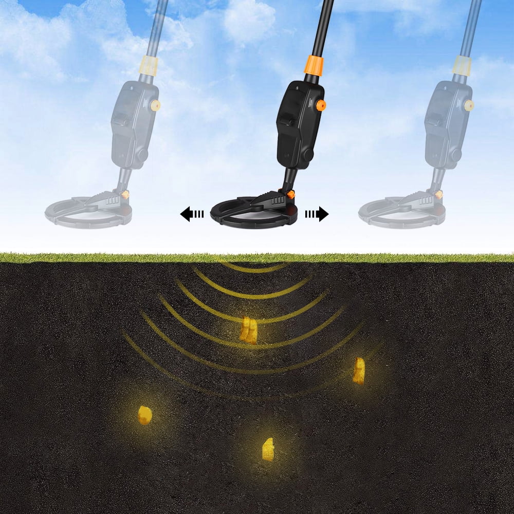 Andoer Metal Finder,Kids Rake Waterproof Coil Kids Handheld Metal Kids Coil Kids Metal Hunter Seeker Waterproof Handheld Metal Sand Tool Metal Tool La De Recherche Le De Métaux Tool With Sand