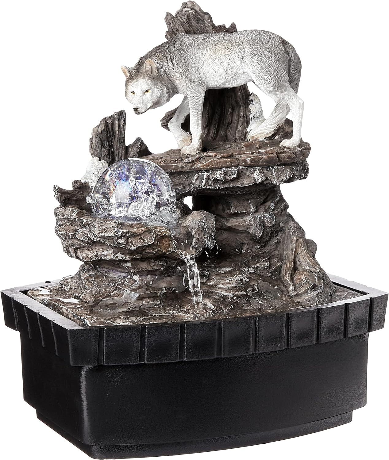 H Table Fountain, Gray