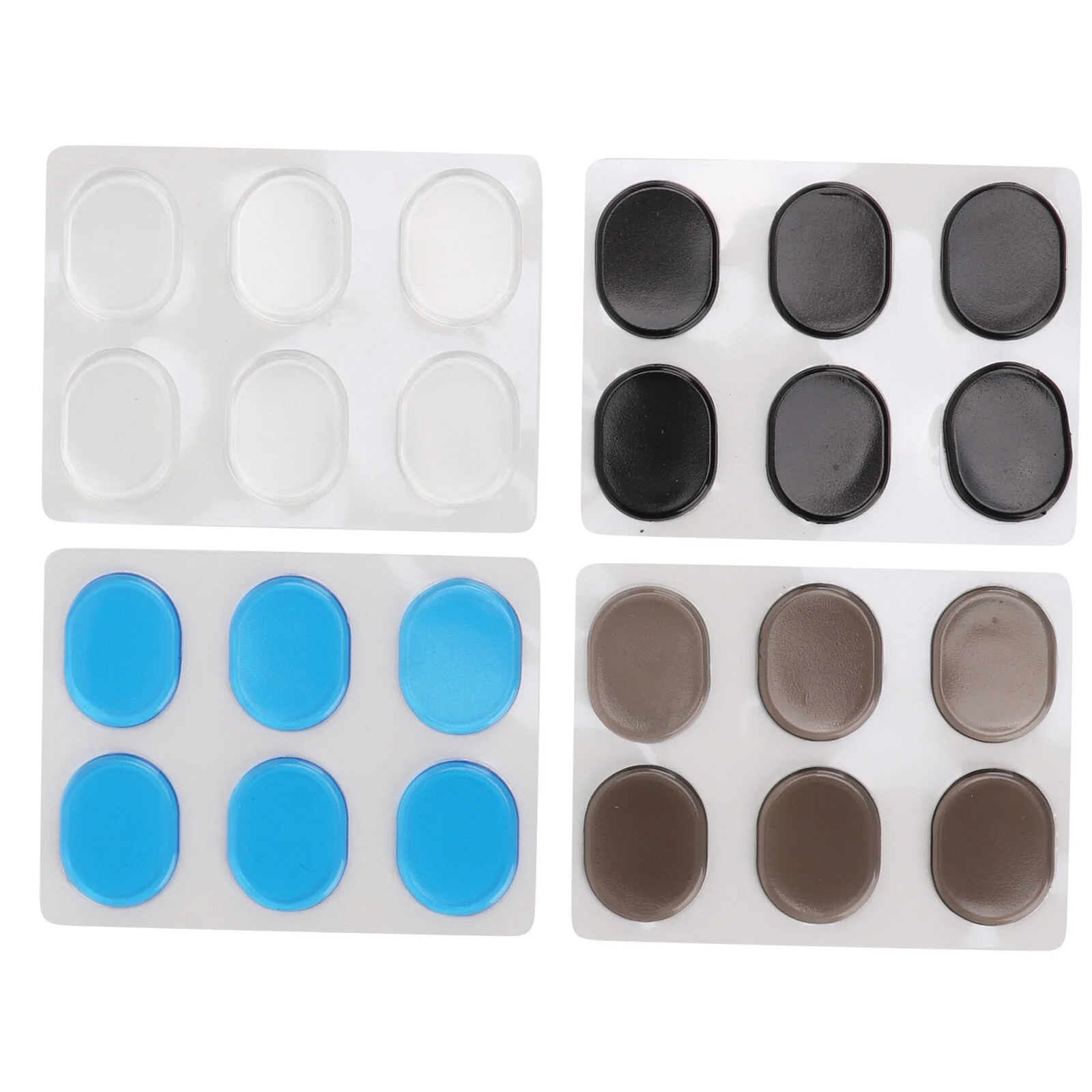 4 Sets Drum Dampener Silicone Damping Control Pad Silencer Instrument ECA