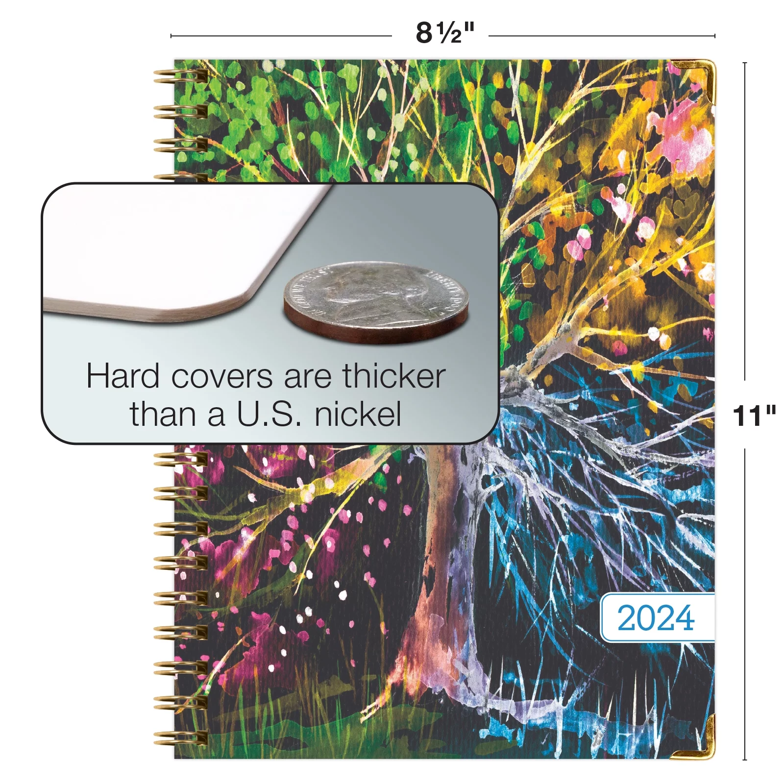 Hardcover CY 2024 Fashion Planner - 8.5