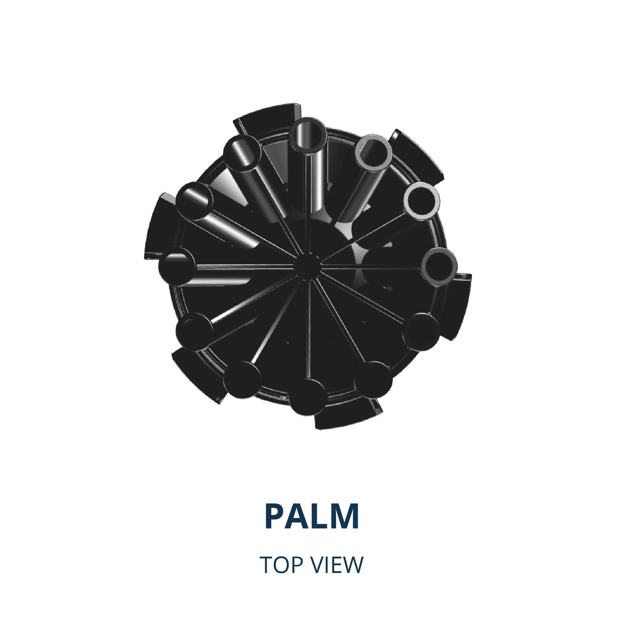 Kasco J Series 2 HP, 3 HP, 5 HP & 7-1/2 HP Palm Premium Fountain Nozzles Only (Fountain not Included)