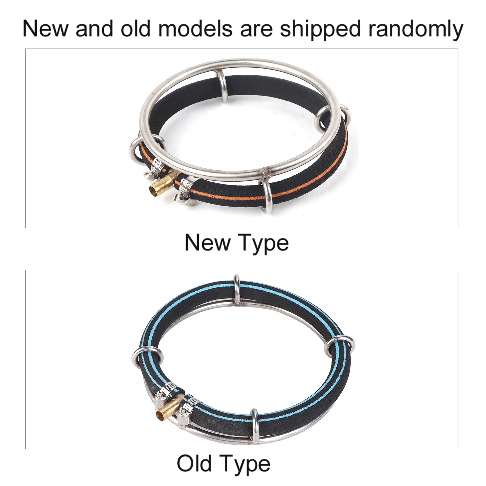 Goldmeet Aquarium Round Air Bubble Diffuser Ring Fish Pond Oxygenation Bubbler(Single Ring Dia 15cm)