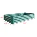 Buumin Raised Garden Bed Outdoor, 6×3×1ft , Metal Raised Rectangle Planter Beds for Plants, Vegetables, and Flowers - Green