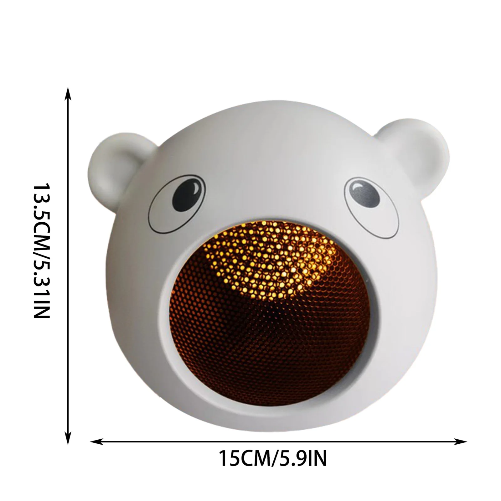 A Of Cuteness To Your Winter With Our Bear Shaped Fan Heater Overheat Included For Worry Use Fireplace Blower Small Kerosene Heaters for Outdoor Tent Heater Battery Powe Space Heater Thermostat