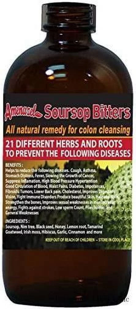 Amenazel Soursop Bitters, Liquid, 16oz