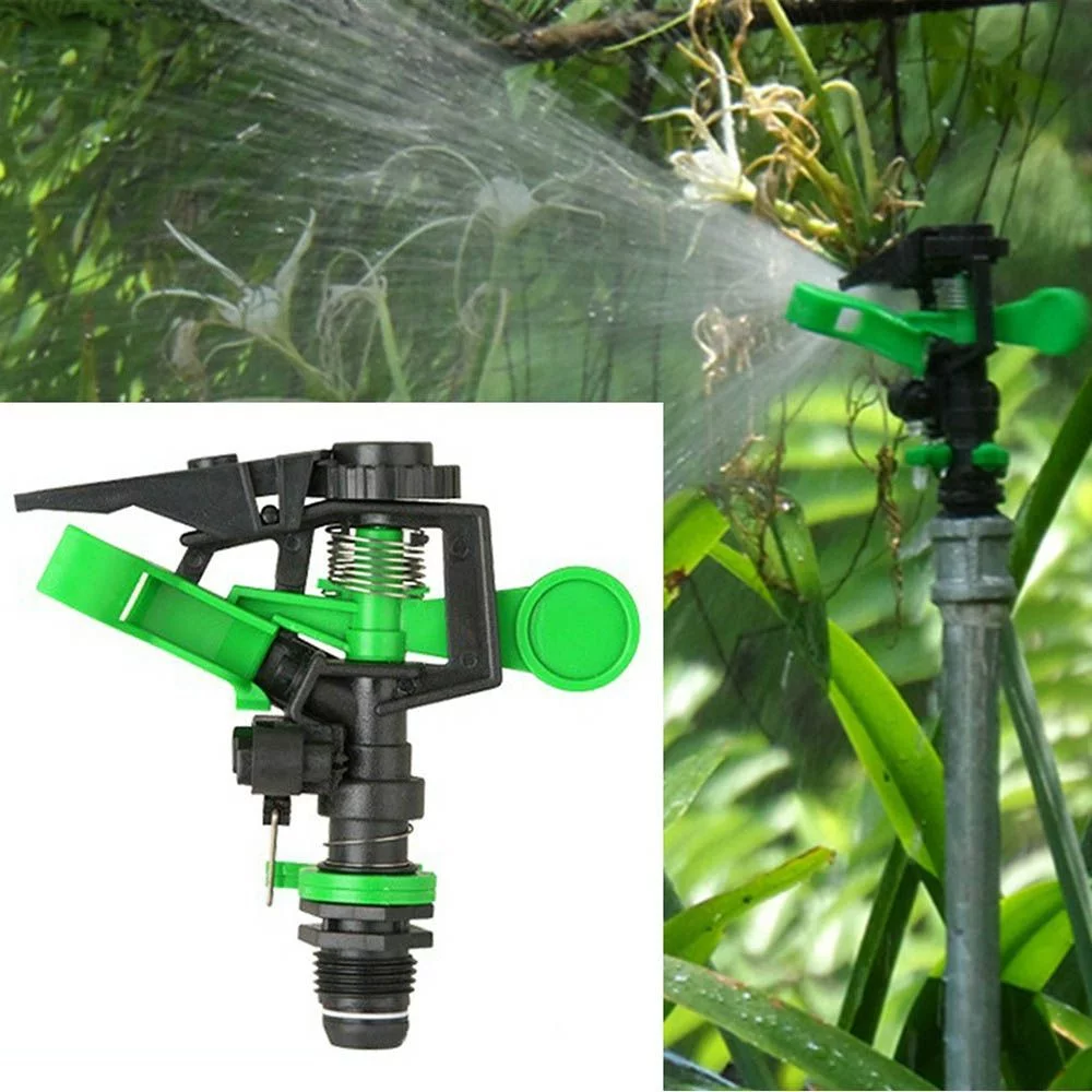 Greening Rotation Tools Controllable Plastic Drip System Irrigation Tools Sprinkler Irrigation Sprayer Drippers Sprinklers 360 Degree Rotating Adjustable Garden BLACK