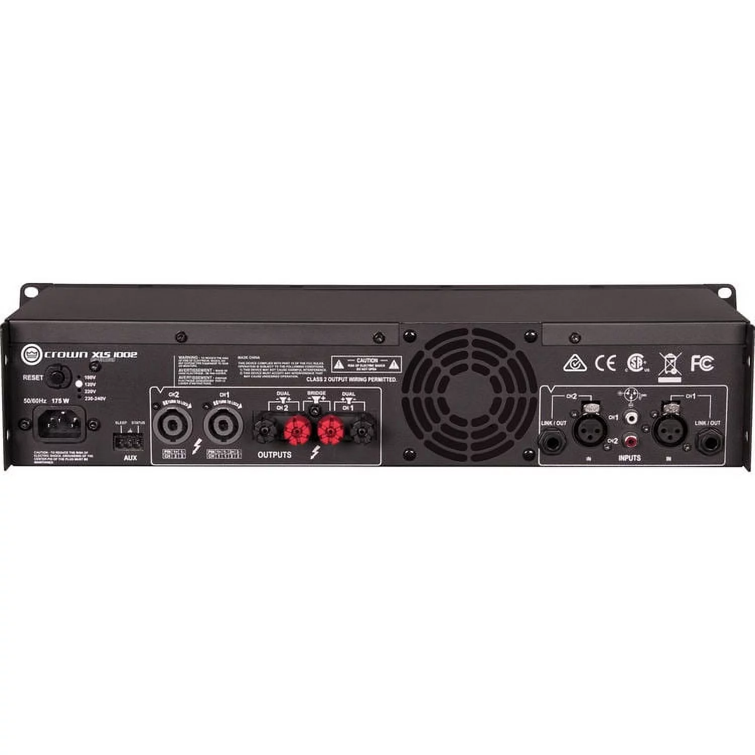 Crown Audio XLS 1002 Stereo Power Amplifier (350W at 4 Ohm)