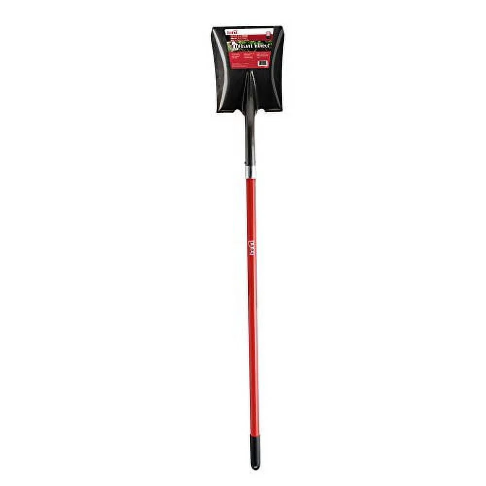 Manufacturing LH003 Long-Handle Fiberglass Shovel, Red