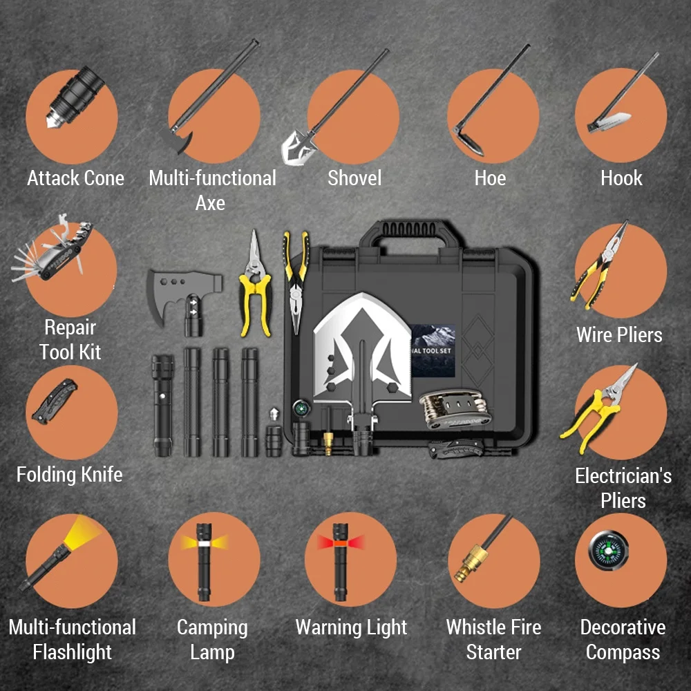 Shovel,With Knife Wire With And Knife Wilderness Axe Portable With Cutters Tool Adventures