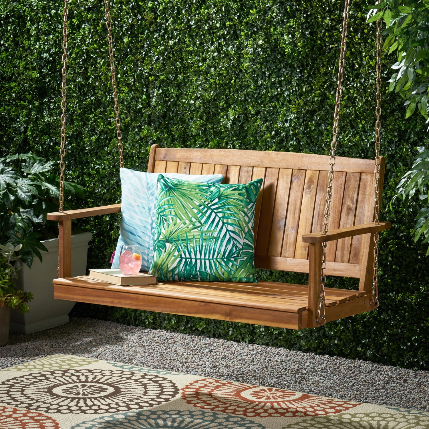 Luxurious Ergonomic Outdoor Canopy Swing Chair with Plush Cushions for Maximum Comfort and Relaxation in Your Garden or Patio