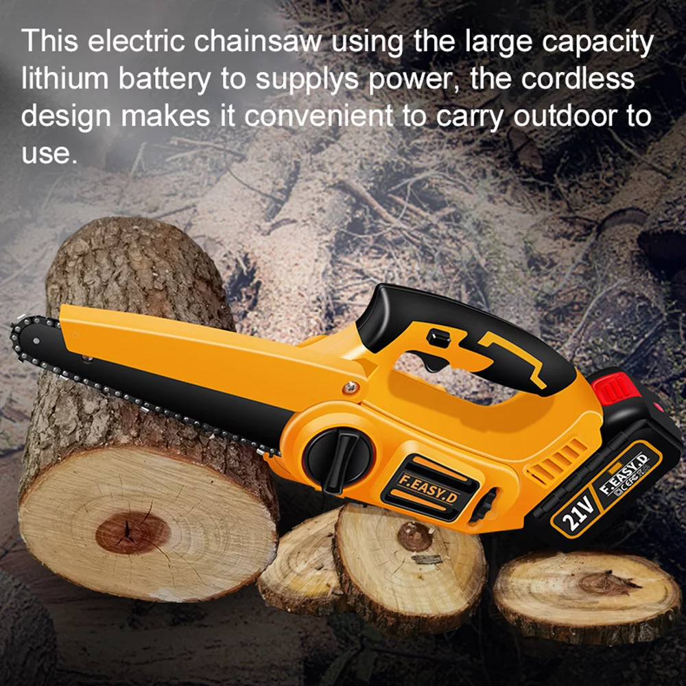 Electric chain saw,Wood One-handed Tool 20000rpm Saws Wood 21v 20000rpm Saws One-handed Tool Branch Dsfen Saws Wood One-handed Saw Siuke 21v Chain Saw Siuke