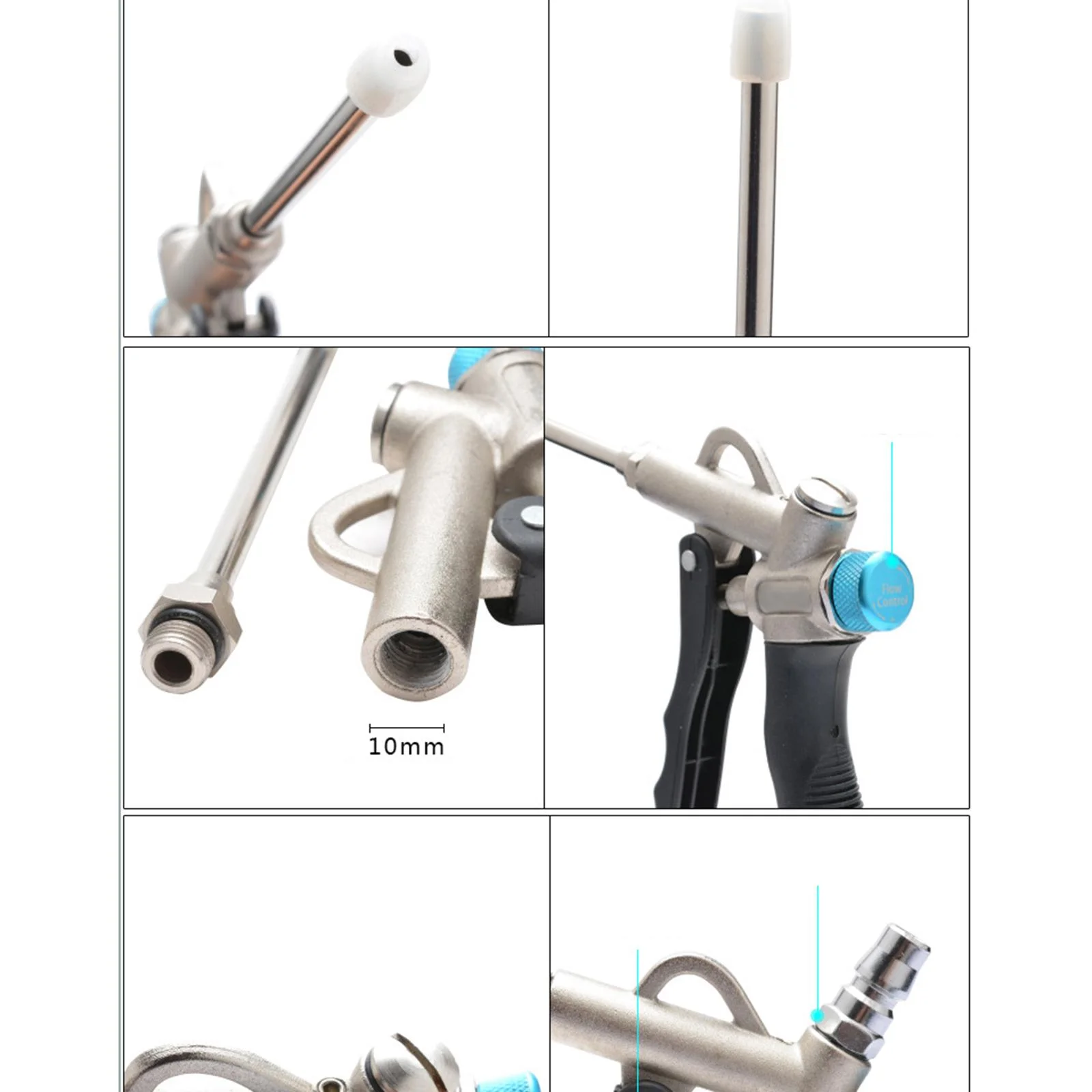 Tnarru Dust Blower Nonslip Handle Industrial Convenient Practical Detail Air Nozzle