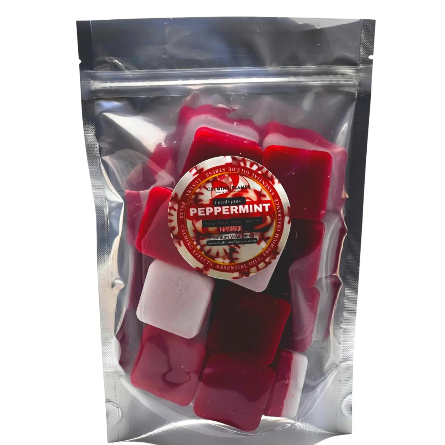 Peppermint Wax Melts | Strongly Scented | Peppermint + Eucalyptus (8oz Bag)