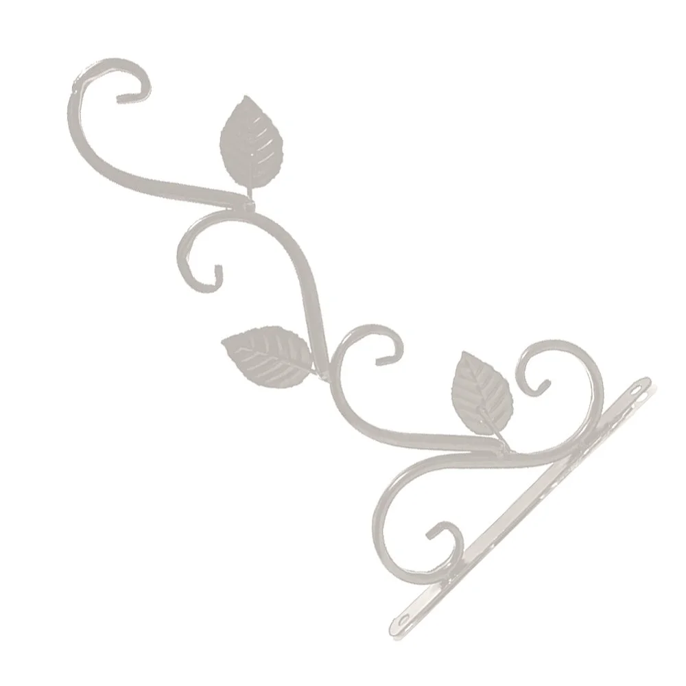 NEWCE   PARK Garden Hanging Wall Basket Brackets Metal Outdoor Plant Pot Hanger Hooks Decor