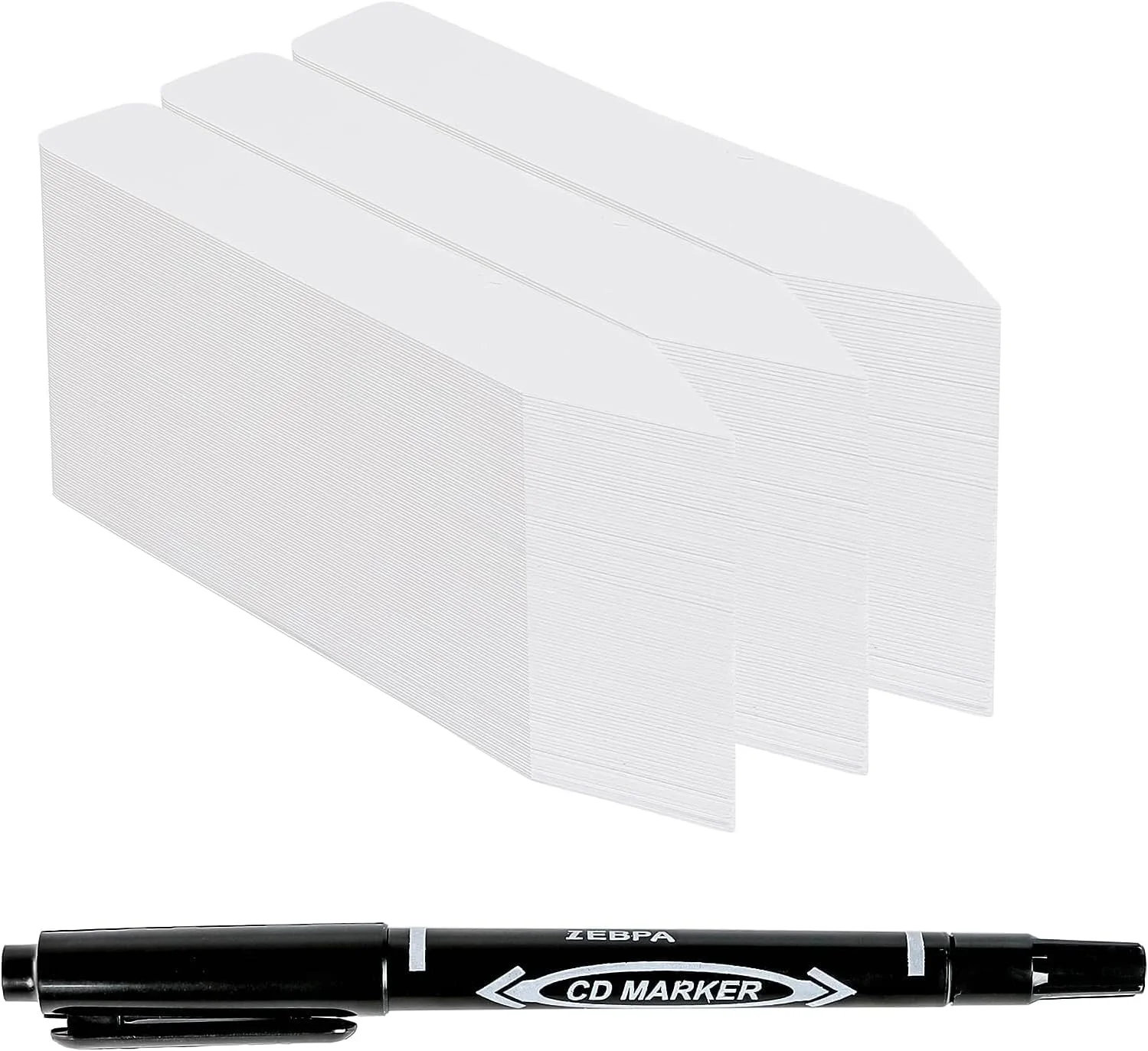 YHRY 300Pcs 4 Inch Plant Labels, Plastic Name Tags, Nursery Garden Labels Markers, Plant Seed Labels Stakes, with Permanet Marking Pen, for Outdoor, Fruit Trees, Flowers, Shrubs