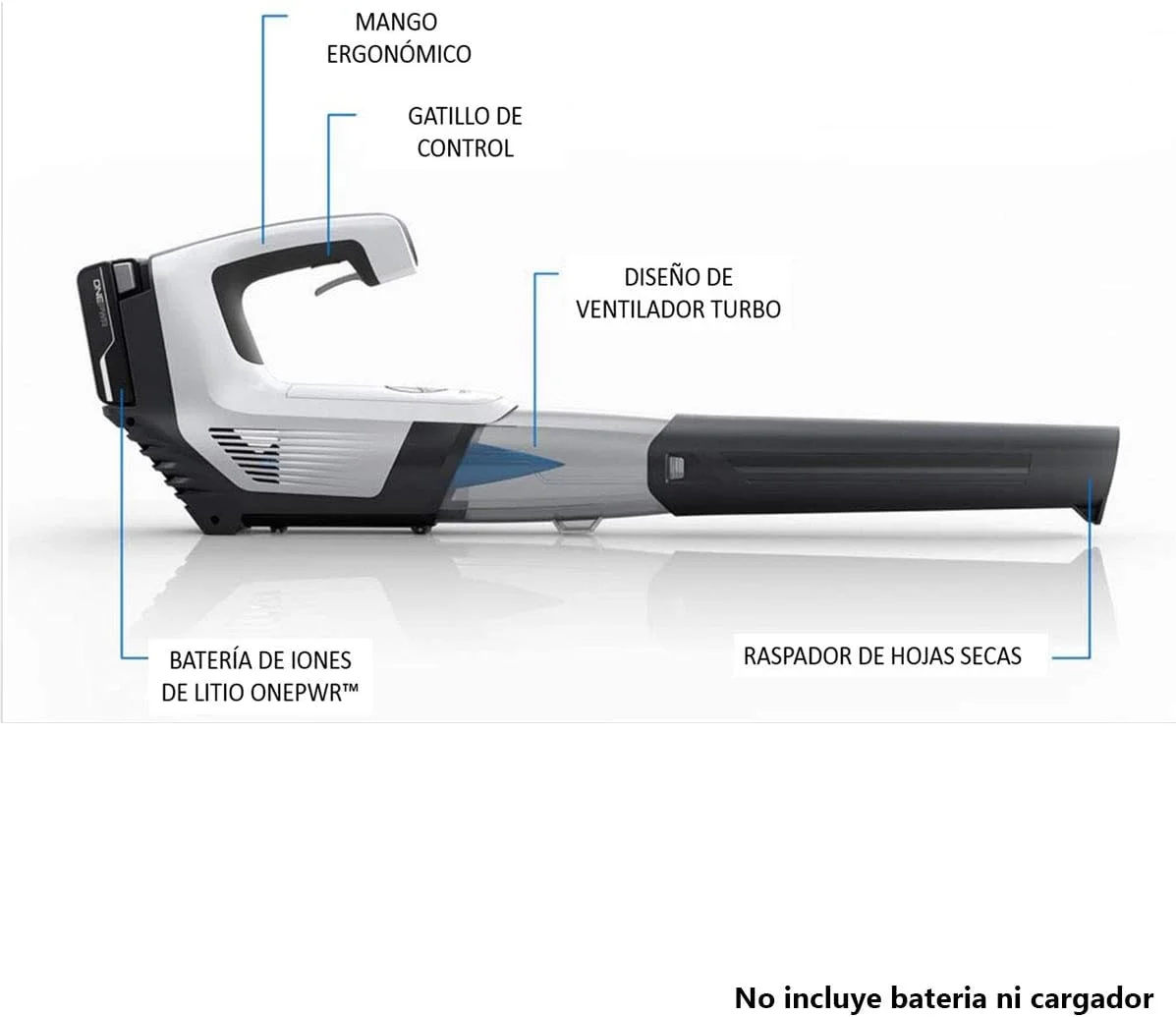 Onepwr Cordless Leaf Blower 20V Li-Ion High Performance (Bare Tool)