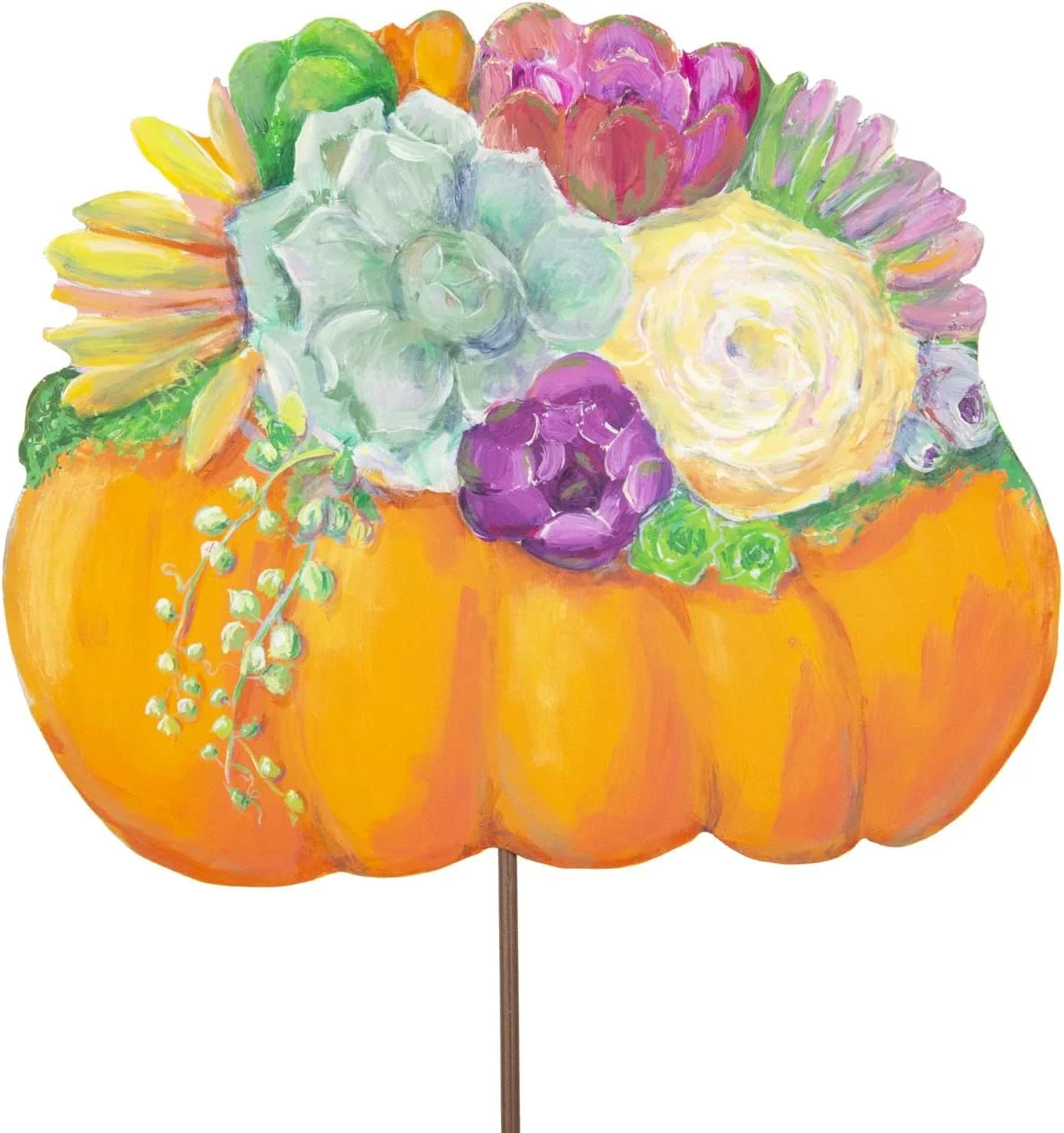 Succulent Planter - Fancy Fall Decor, 10 inches L x 5 inches W x 7 inches H,