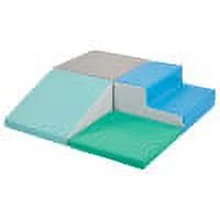 ECR4Kids SoftZone Junior Little Me Corner Climber, Contemporary, 4-Piece