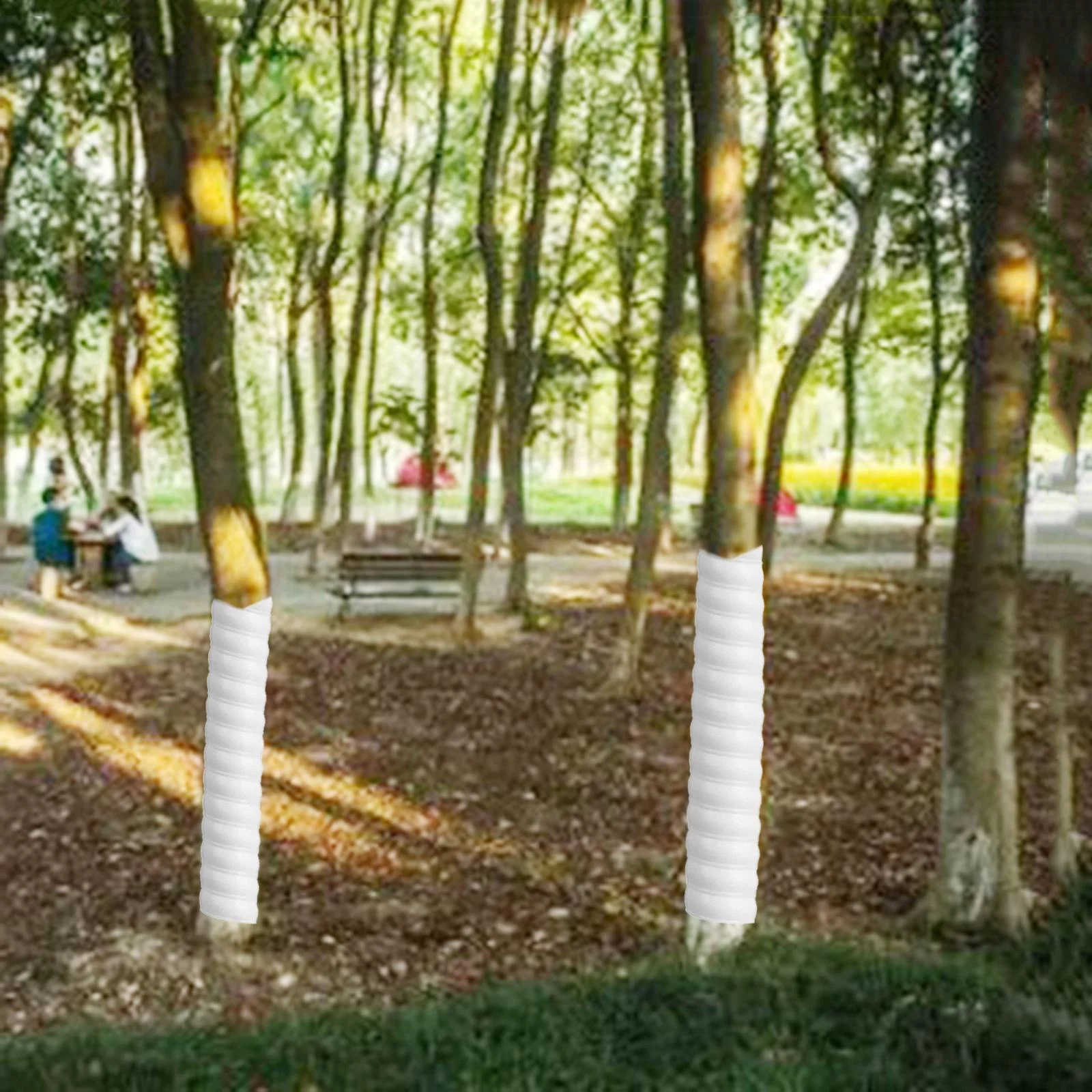 2x Tree Wraps Tree Protector Weather Resistant Durable Tree Protection Tube Wrap to Protect Saplings Plant Prevent Damage Trees Guard