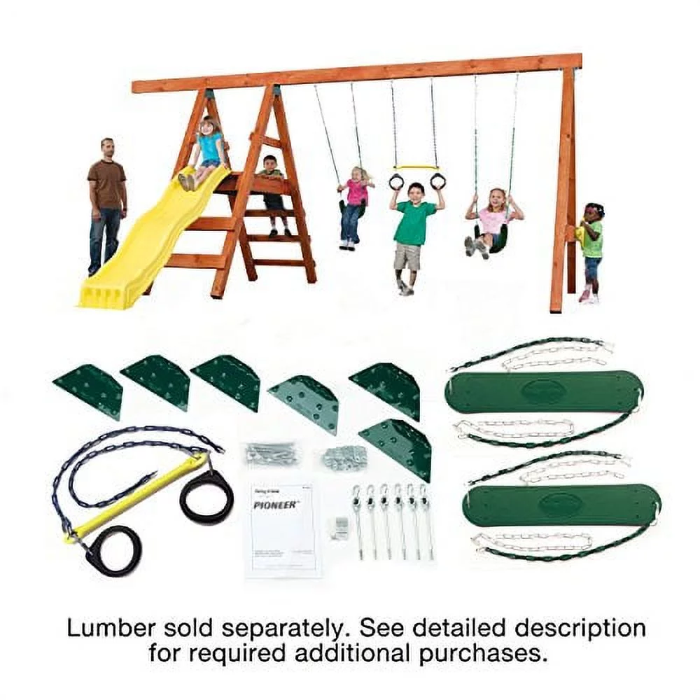 Pioneer Custom Diy Play Set Hardware Kit (Wood Not Included)