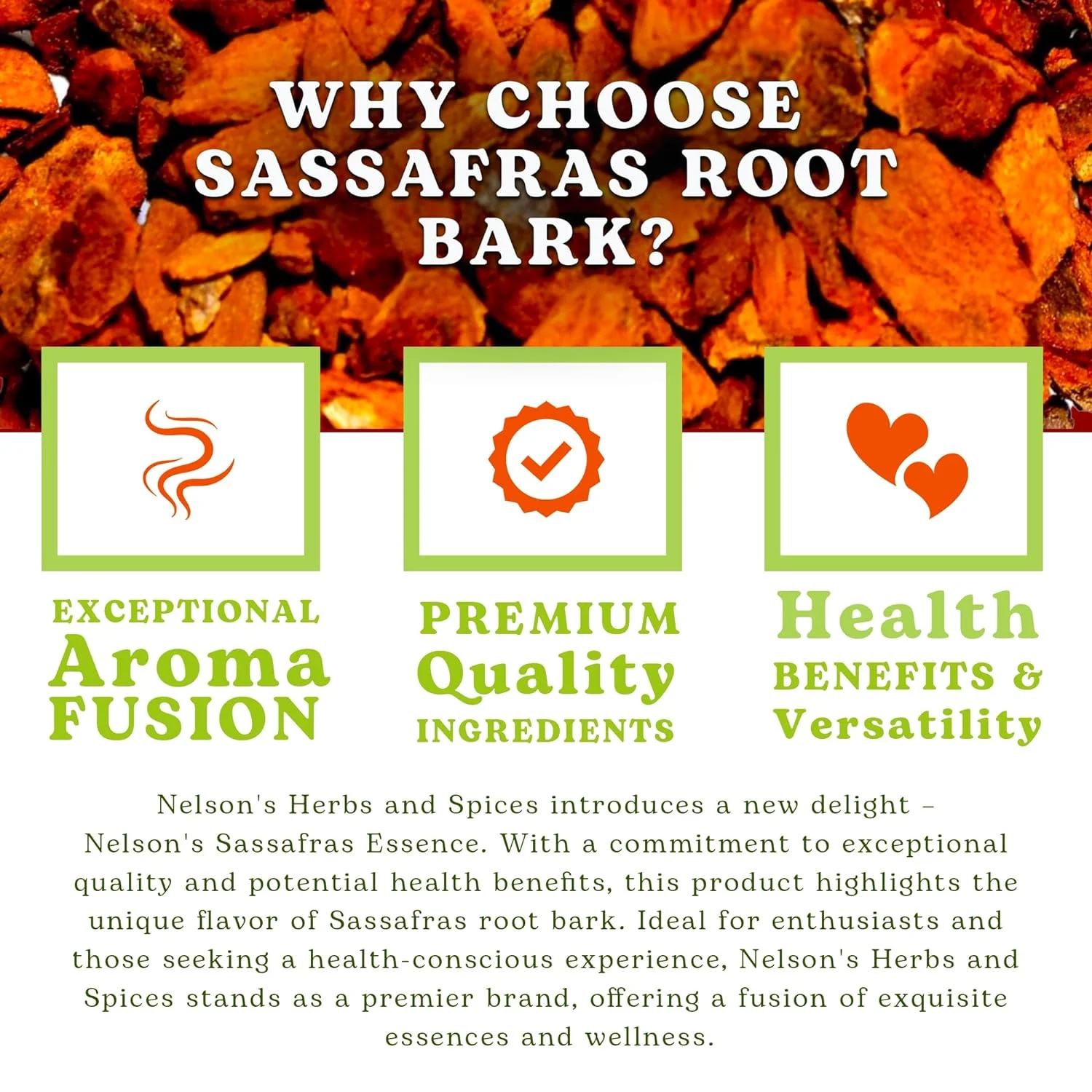 Sassafras Root (16 Oz) - Caffeine-Free Herbal  from