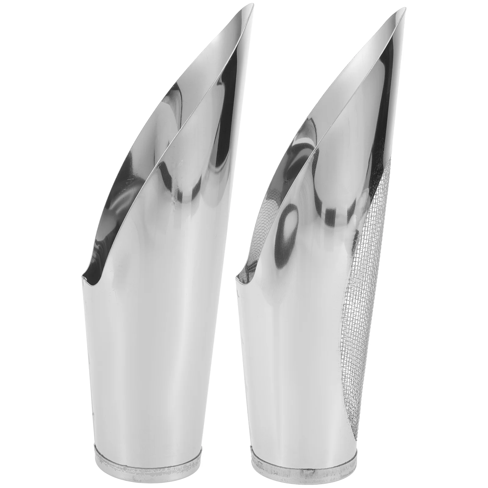Bucket Shovel Fertilizer Feed Scooper Gardening Shovels Hand Spade 2 Pcs Plant Tool Stainless Steel