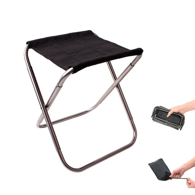 Folding Fishing Chair Camping Stool Portable Collapsible Chairs Lightweight