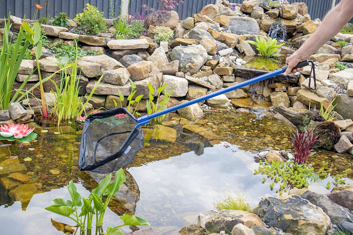 Heavy Duty Water Garden Koi Fish Pond Sludge Skimmer 18