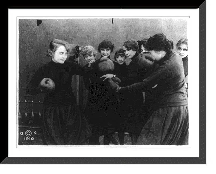 Historic Framed Print, [Stills of Billie Burke starring in motion picture, Gloria's Romance