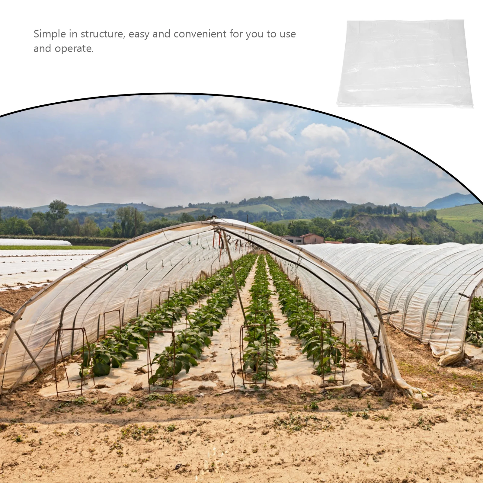 Transparent Greenhouse Film Horticultural Protective Film Greenhouse Cover