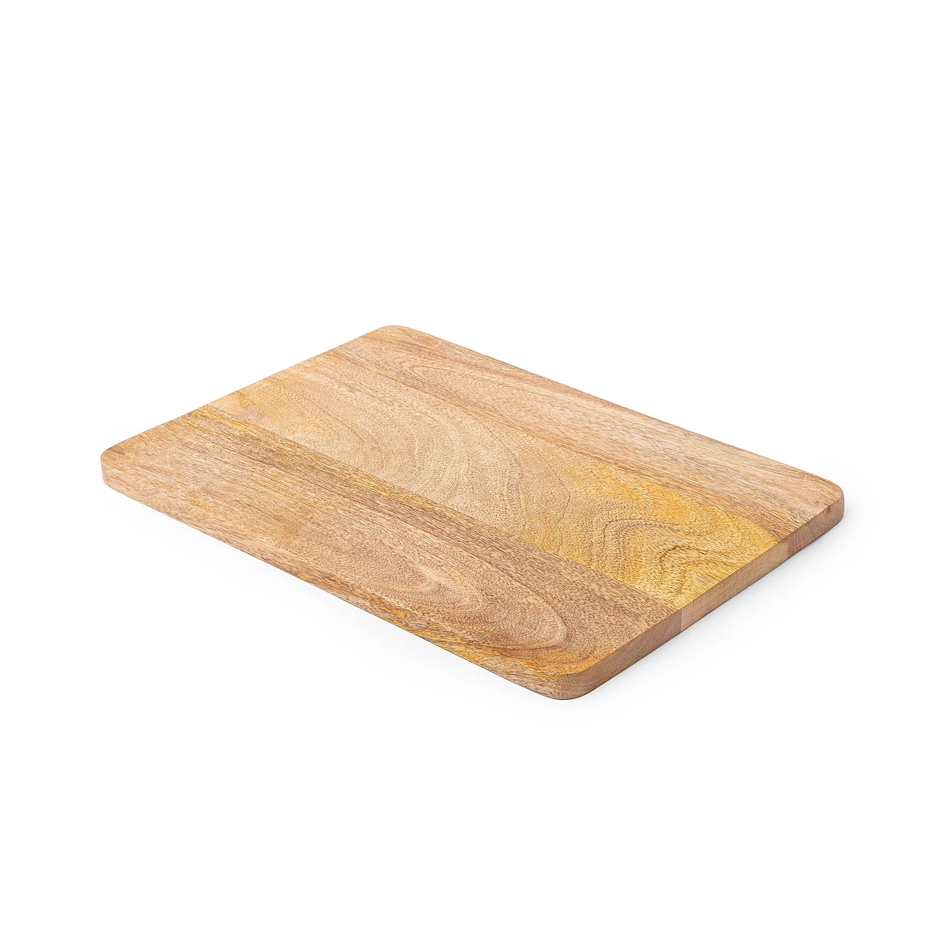 Mango Wood Chopping Board, 14 x 10 x 0.5 Inch, Brown
