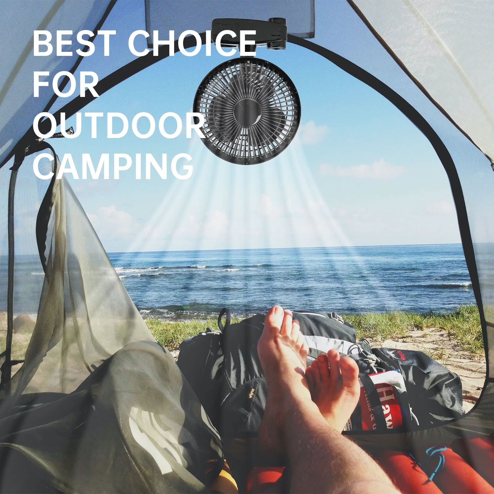 HealSmart Clip Fan - 1.8 - Stay Cool Anywhere