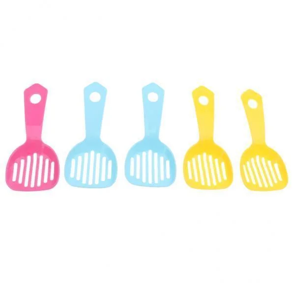 FITYLE 4x5Pcs Pet Hamster Gerbille Scooper Poo Shovel Bath Sand Clean Shovel