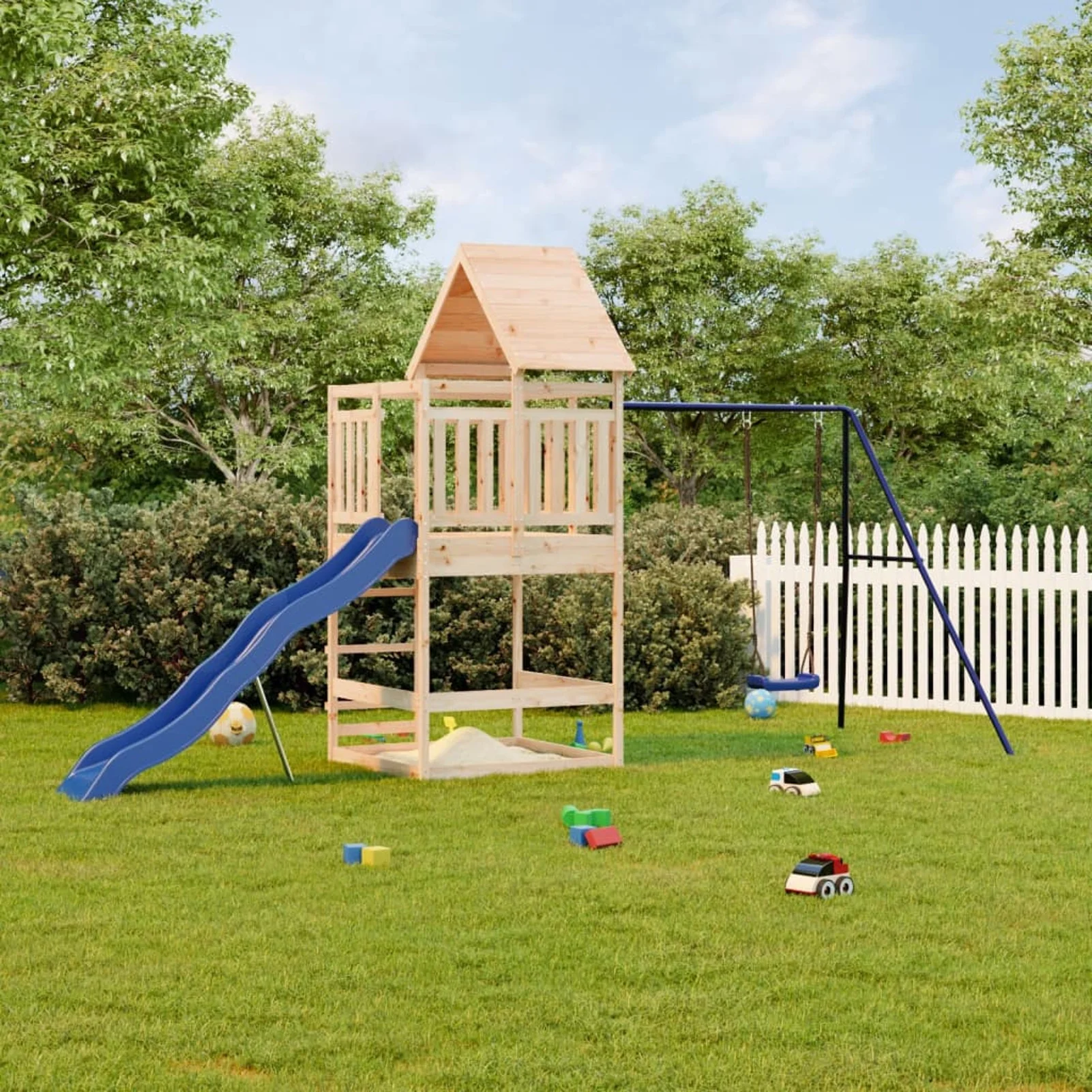 Andoer Playset Solid Wood Pine