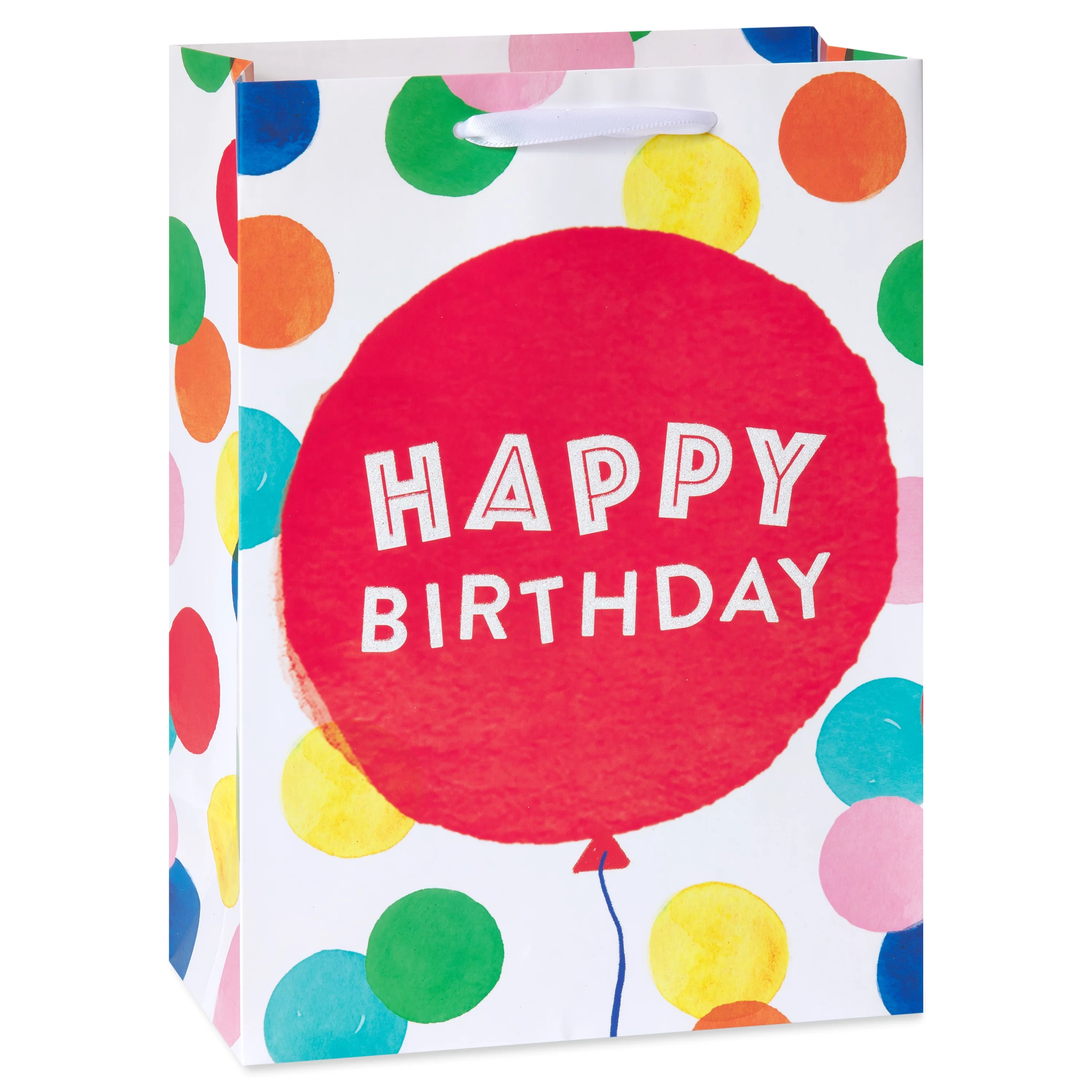 American Greetings Medium Gift Bag, Happy Birthday Balloon, 7.09 in. x 3.9 in. x 10.03 in. (1-Count)
