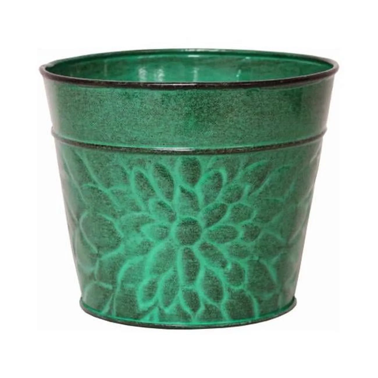 Robert Allen MPT02010 Laurel Series Metal Planter Flower Pots, 8