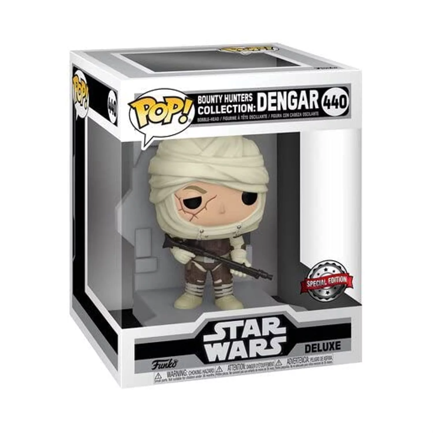 Funko POP! Star Wars Bounty Hunters Collection: Dengar Deluxe Vinyl Bobblehead 3.75-in Vinyl Figure