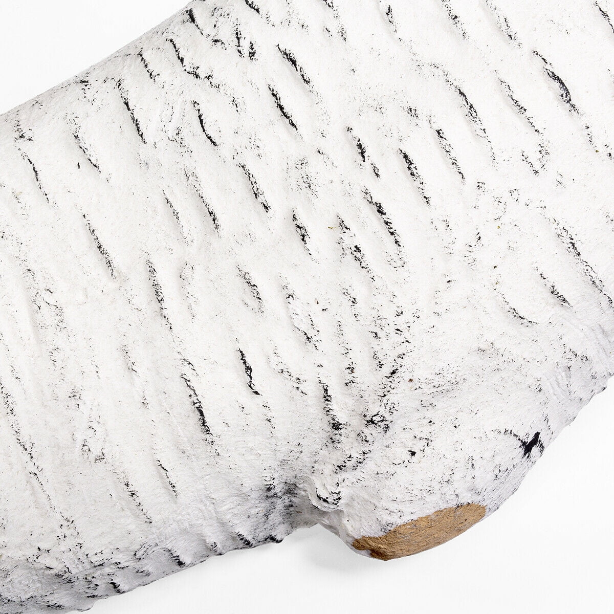 White Modern Fake Fireplace Fire Log Set