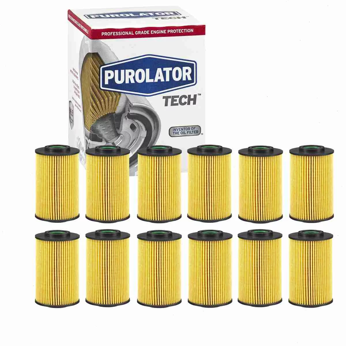 12 pc Purolator TECH TL25848 Engine Oil Filters for 041-0825 26320-3C250 26320-3C300 26320-3C30A 26320-3C700 26320-3F100 26330-3C250 27029 27250 57029 57042 57250 61857250 67029 7029 7250 84250