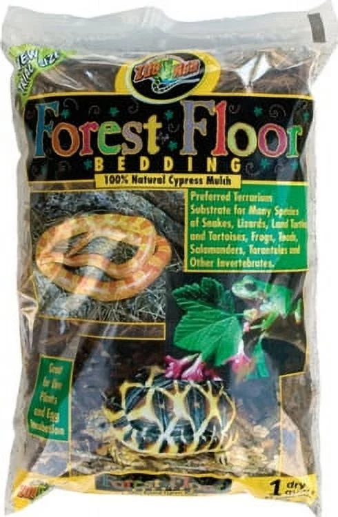Natural Cypress Mulch Terrarium Bedding for Forest Reptiles  Amphibians
