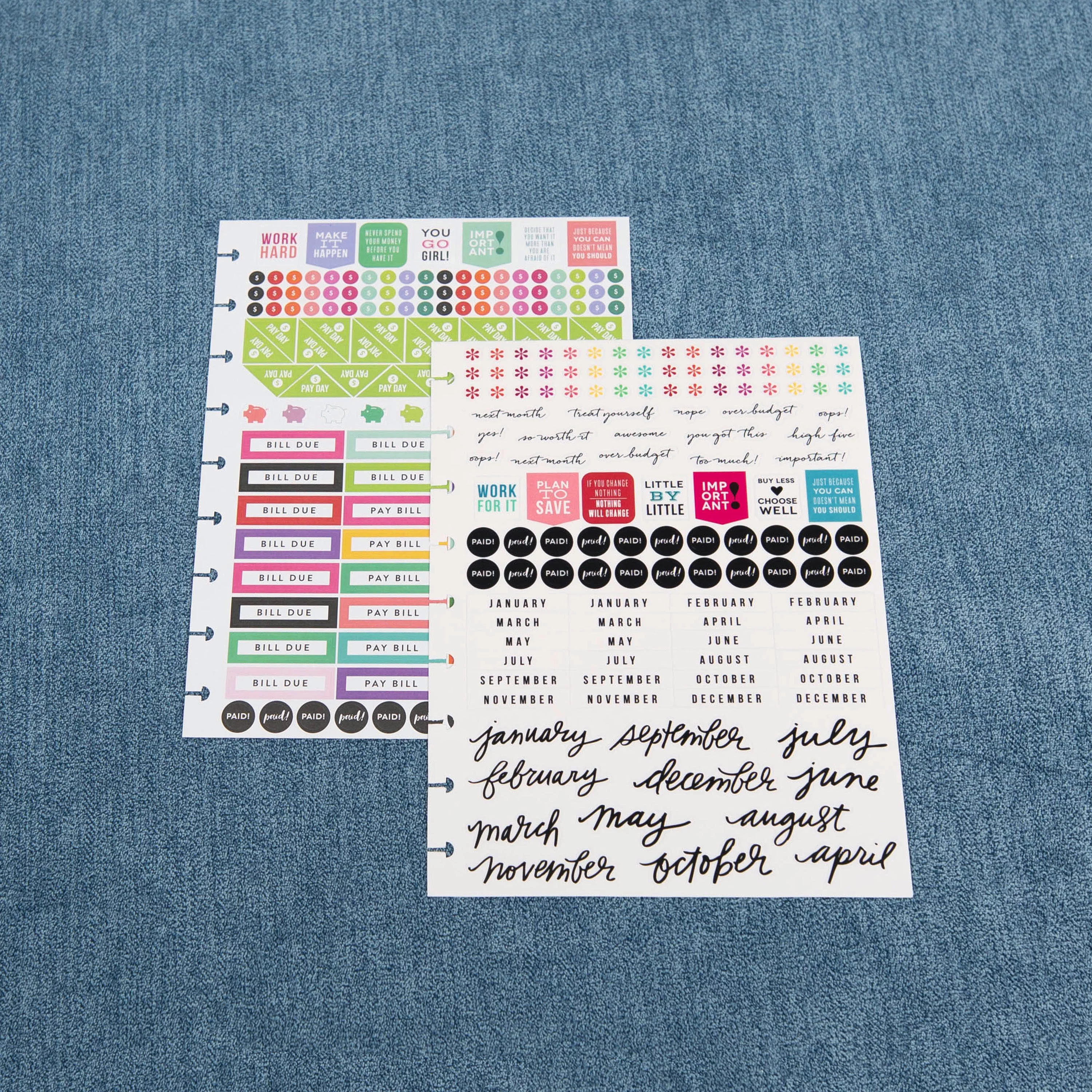 The Happy Planner - CLASSIC Budget Extension Pack